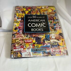 Over 50 Years of American Comic Books Hardcover Book - Multicolor